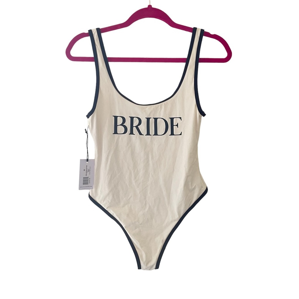 Revolve WeWoreWhat Bride One Piece Swimsuit